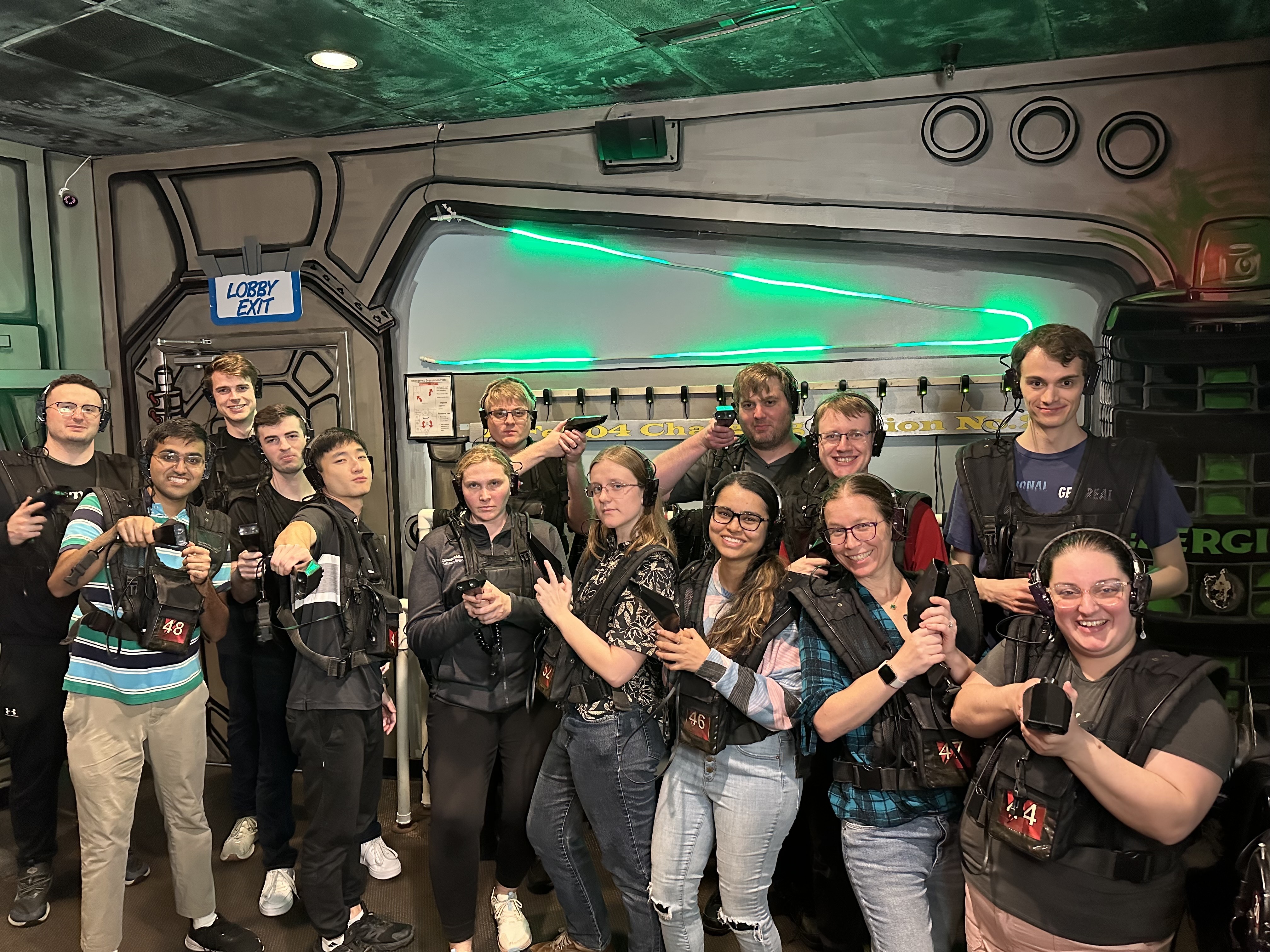 squaresLab is not very good at laser tag, but we are very enthusiastic.