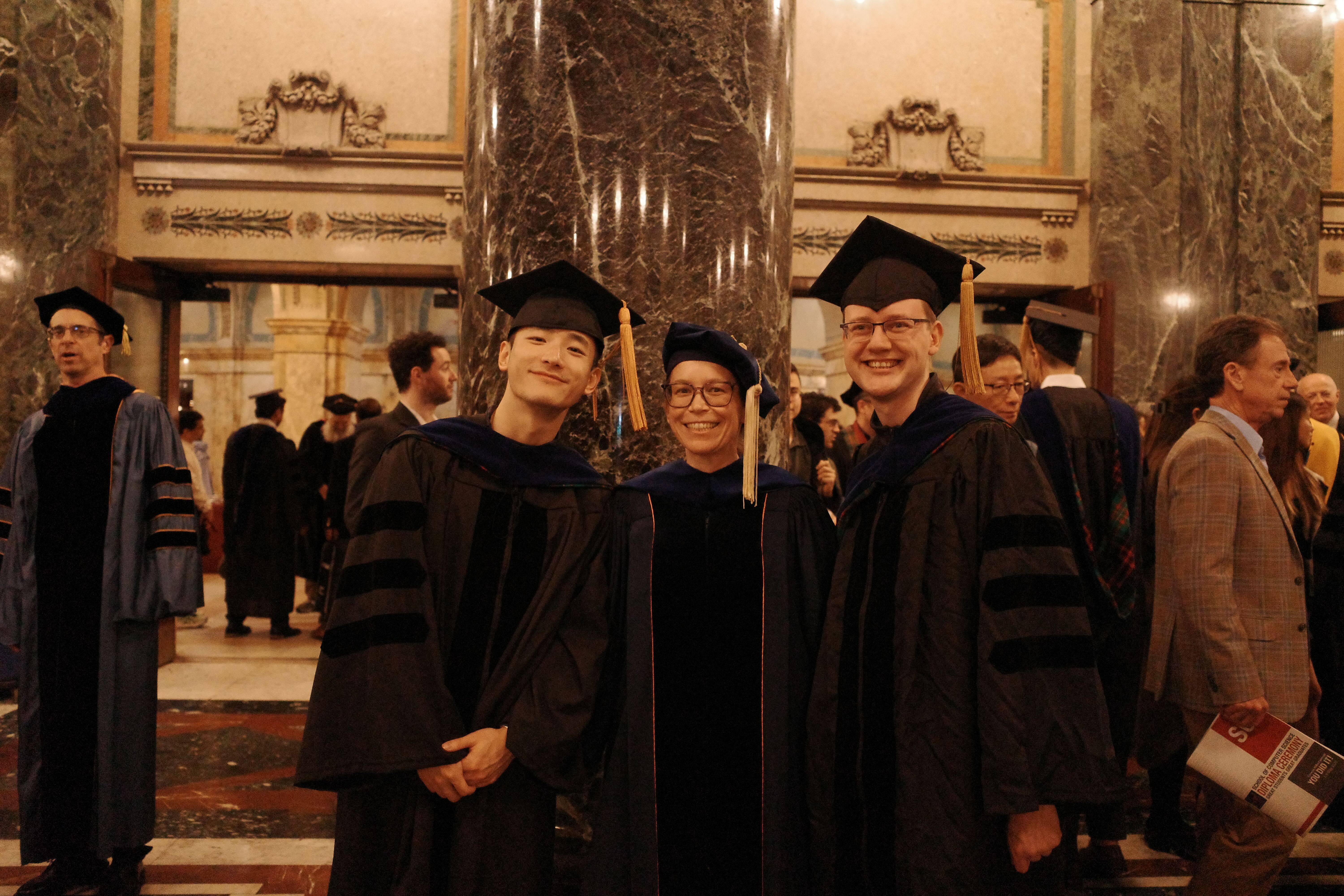 squaresLab graduates Aidan and Tobi, commencing